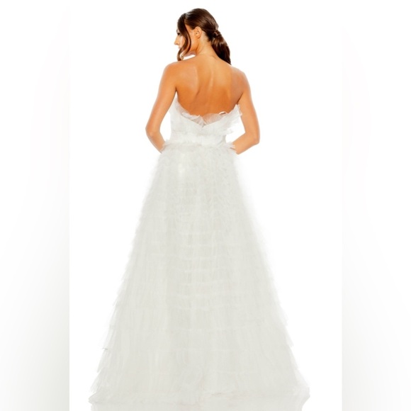 Mac Duggal 20530 Strapless Ruffle Dress NWT - Picture 3 of 8